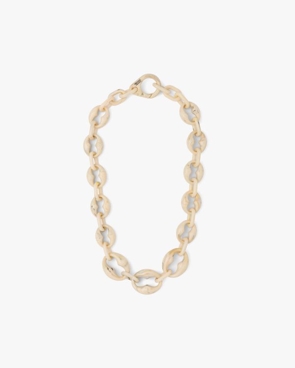 Ivory Plexiglass necklace