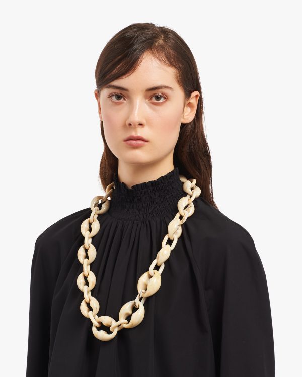 Ivory Plexiglass necklace - Image 2