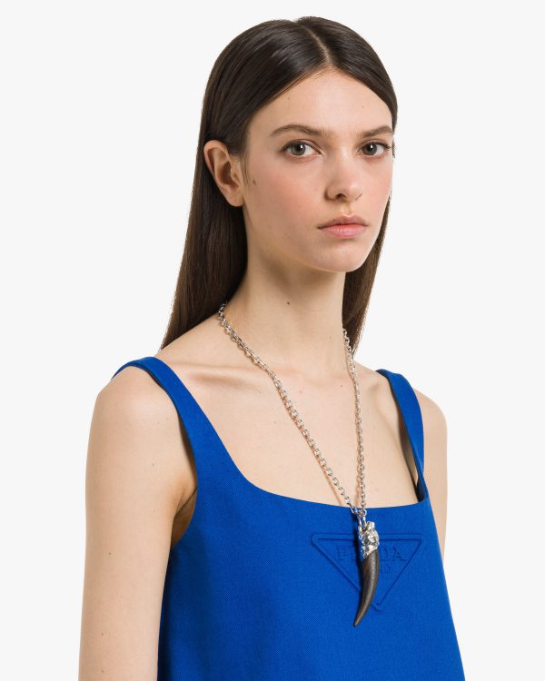 Makassar Ebony Animalier Wood pendant necklace - Image 2