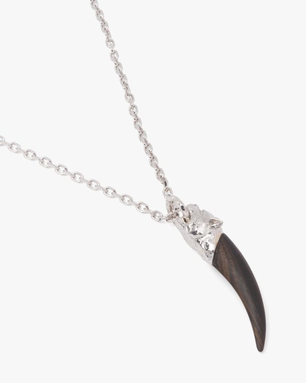 Makassar Ebony Animalier Wood pendant necklace - Image 3