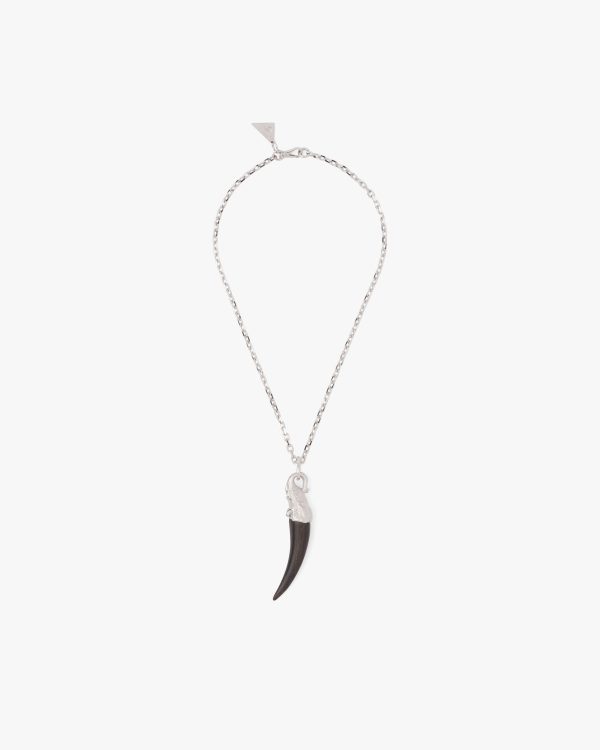 Makassar Ebony Animalier Wood pendant necklace