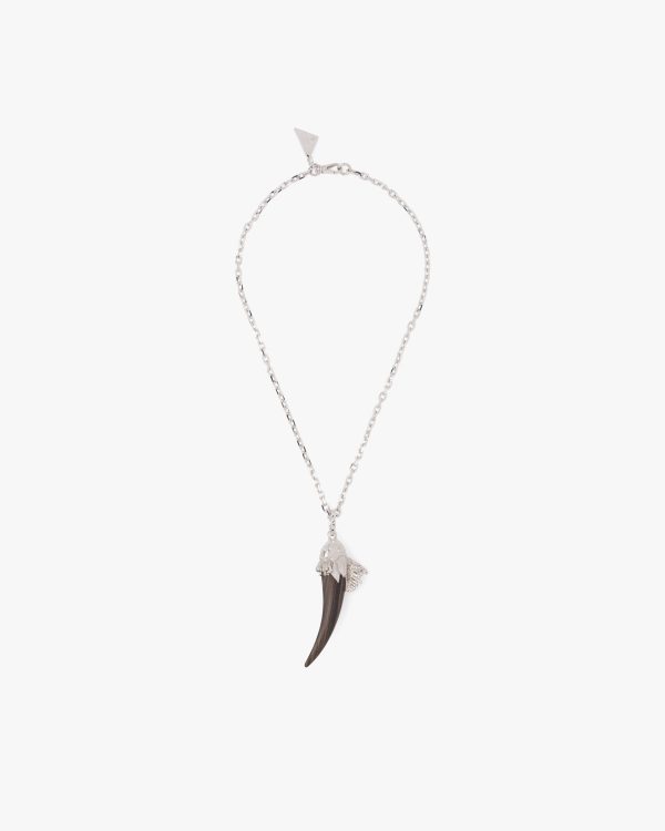 Makassar Ebony Animalier Wood pendant necklace