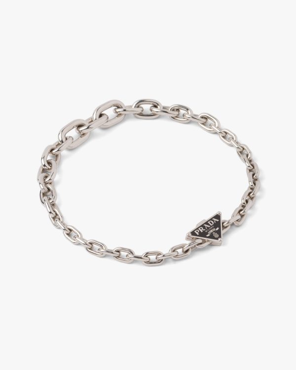 Silver Prada Symbole necklace - Image 3