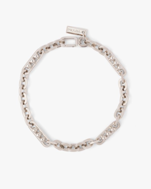 Steel Gray Metal necklace