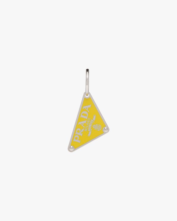 Yellow Prada Symbole pendant left earring - Image 3