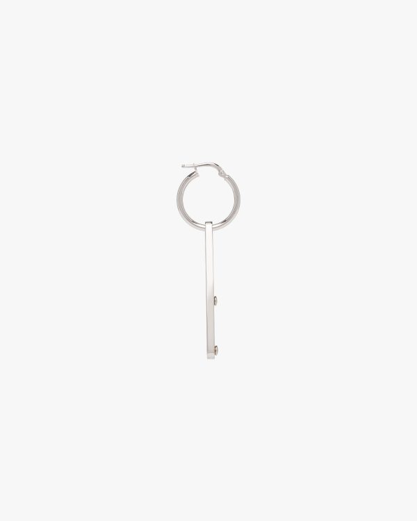 Yellow Prada Symbole pendant left earring - Image 4