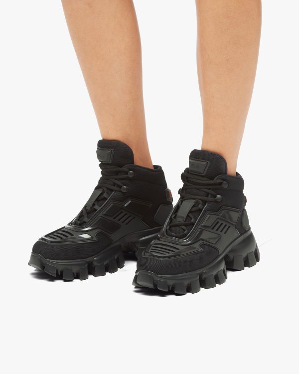 Black Cloudbust Thunder knit fabric sneakers - Image 5