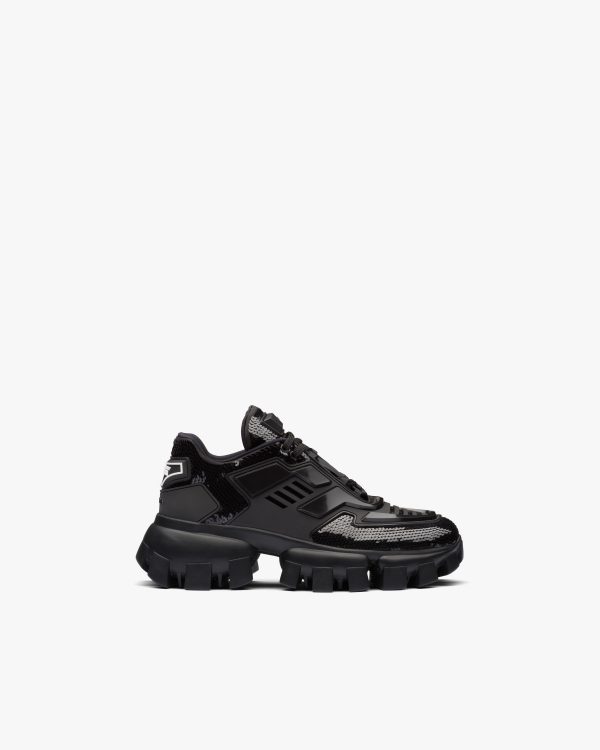 Black Cloudbust Thunder sequin sneakers - Image 2