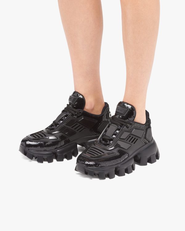 Black Cloudbust Thunder sequin sneakers - Image 5