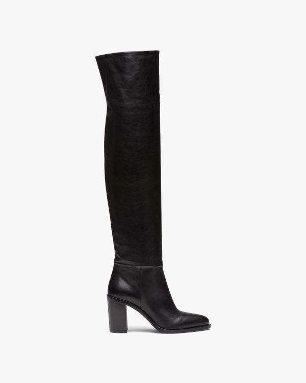Black Leather boots - Image 2