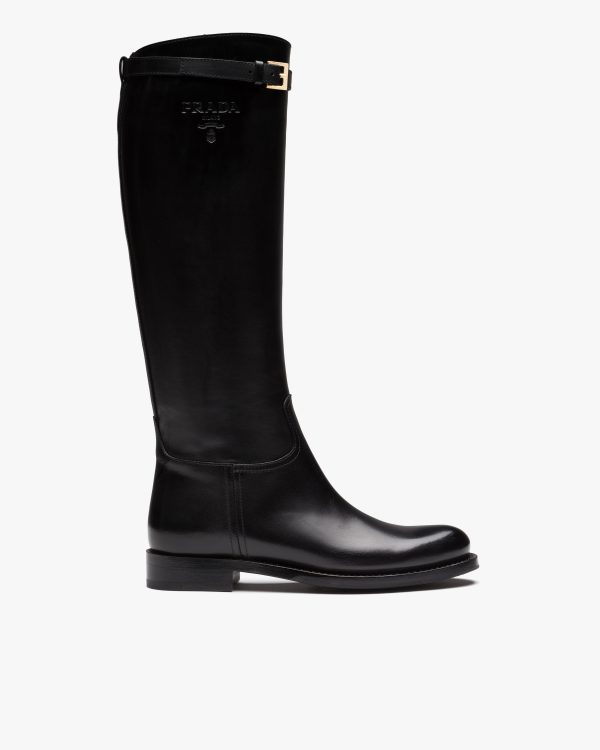 Black Leather boots - Image 2