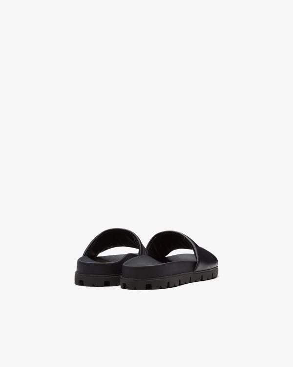 Black Leather slides - Image 3