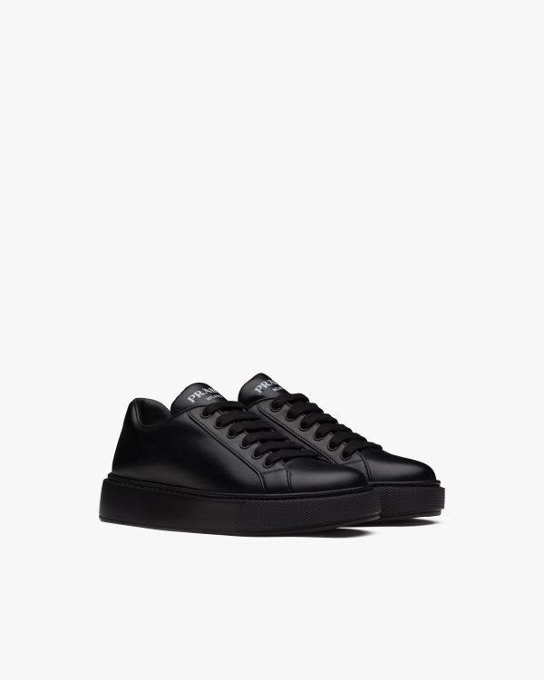 Black Leather sneakers