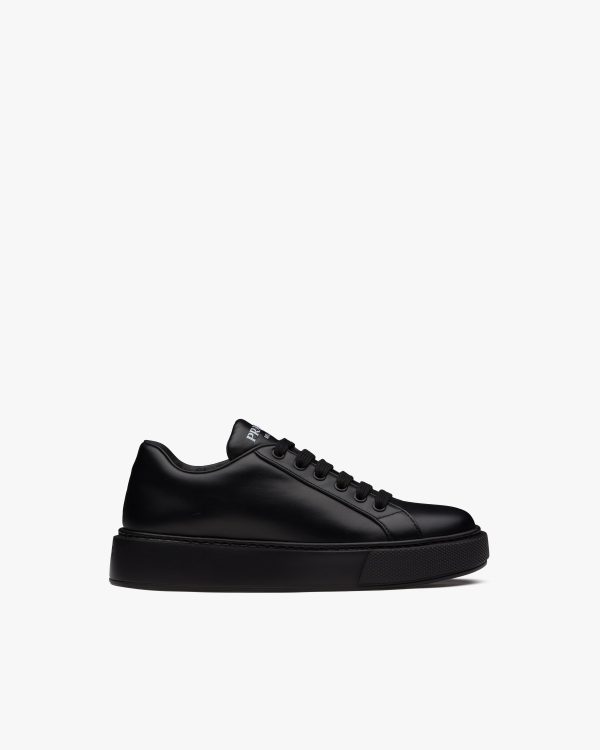 Black Leather sneakers - Image 2