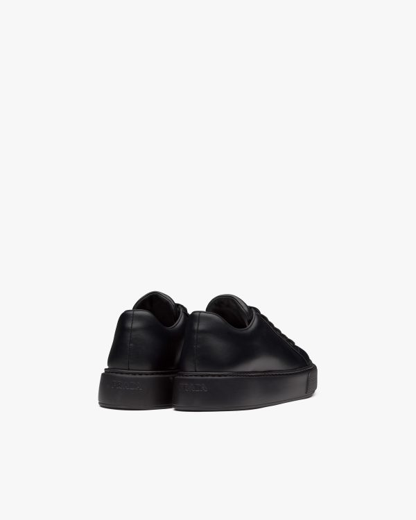 Black Leather sneakers - Image 3