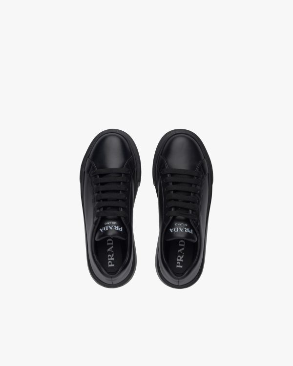 Black Leather sneakers - Image 4