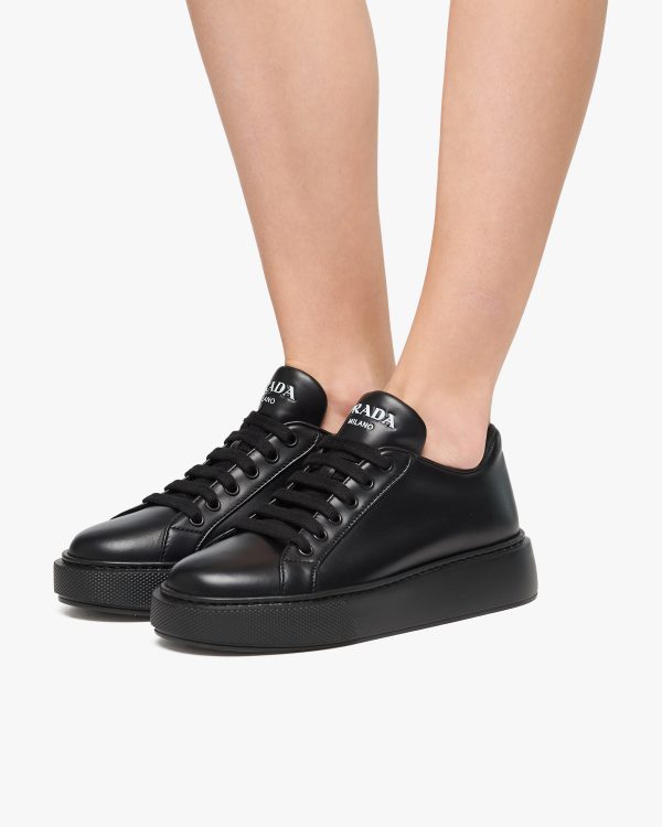 Black Leather sneakers - Image 5