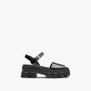 Black Monolith brushed leather sandals - Image 2
