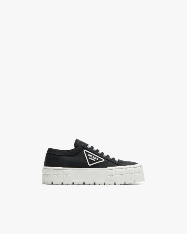 Black Nylon gabardine sneakers - Image 2