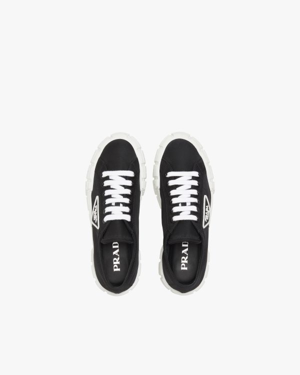 Black Nylon gabardine sneakers - Image 4