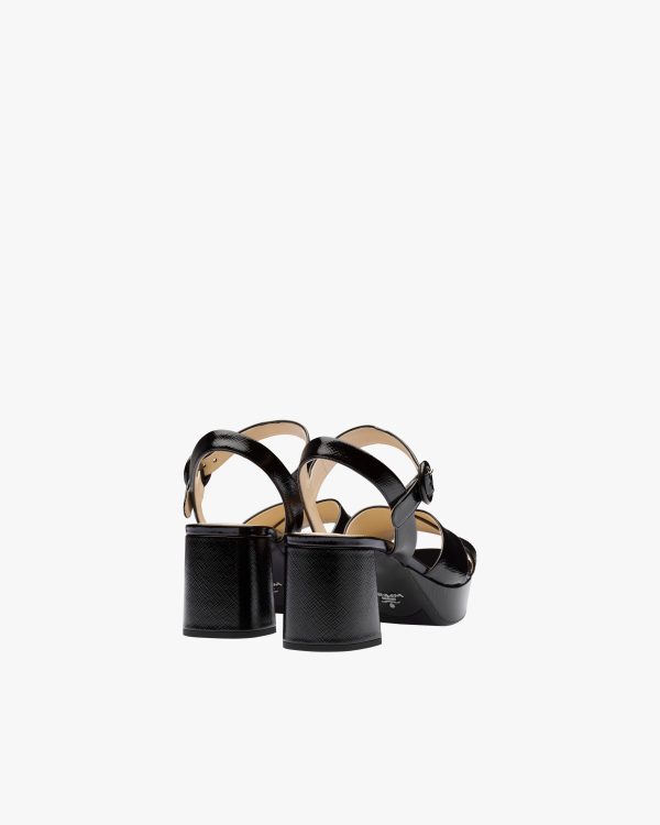 Black Patent leather sandals - Image 3