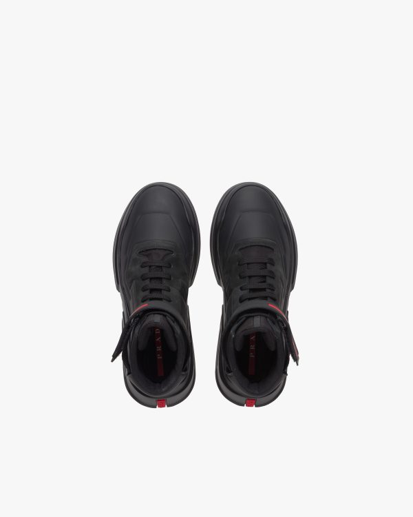 Black Prada Polarius 19 LR high-top sneakers - Image 4