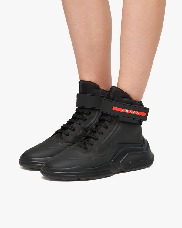 Black Prada Polarius 19 LR high-top sneakers - Image 5