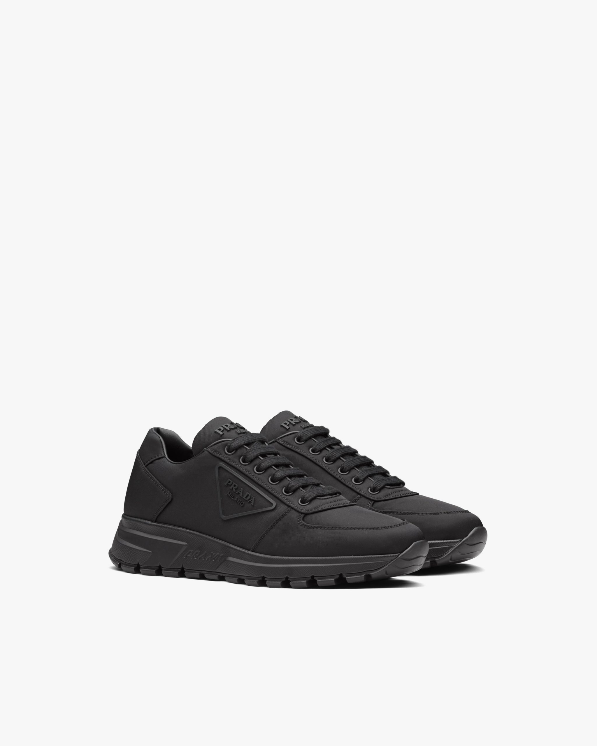 Black Prax 01 Re-Nylon Gabardine sneakers - Fake Prada Store