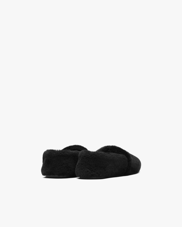 Black Shearling slippers - Image 3