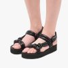 Black Sporty nappa leather sandals - Image 5
