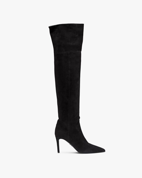 Black Suede boots - Image 2