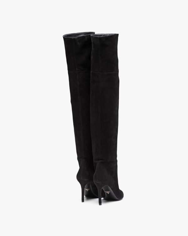 Black Suede boots - Image 3