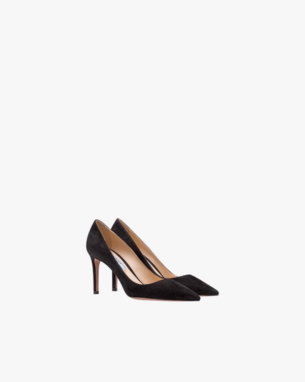 Black Suede pumps