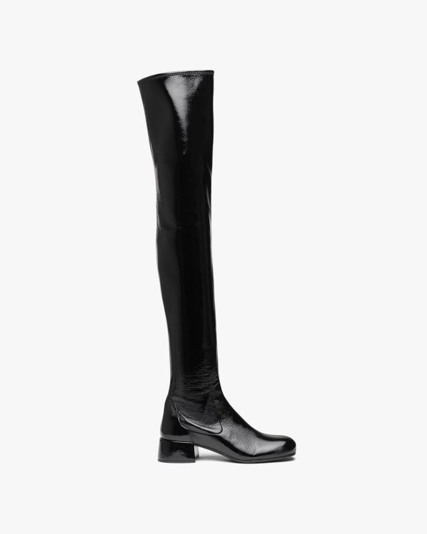 Black Technical patent leather boots - Image 2