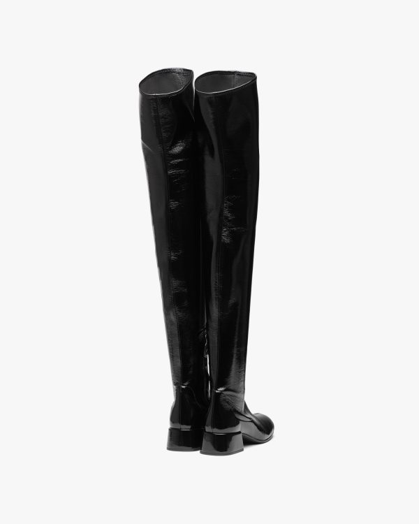 Black Technical patent leather boots - Image 3