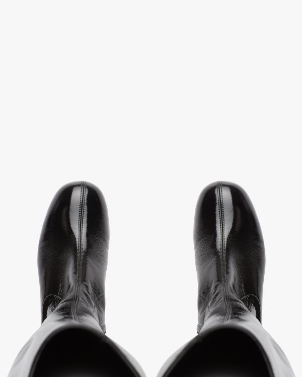 Black Technical patent leather boots - Image 4