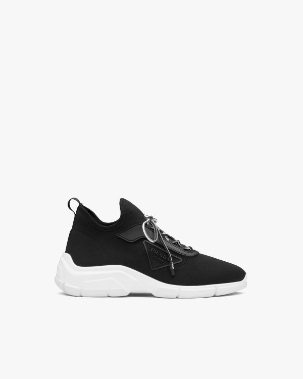 Black/white Knit sneakers - Image 2