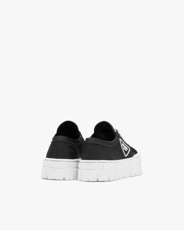Black/white Nylon gabardine sneakers - Image 3