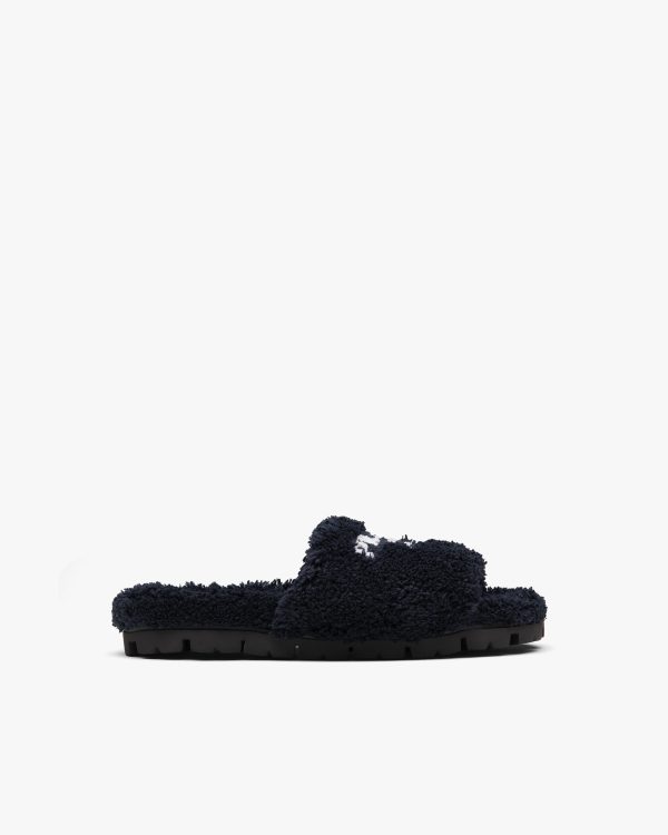 Black/white Terry cloth slides - Image 2