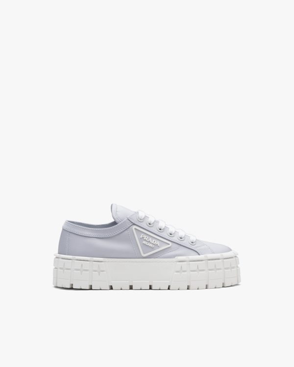 Cornflower Blue Double Wheel nylon gabardine sneakers - Image 2