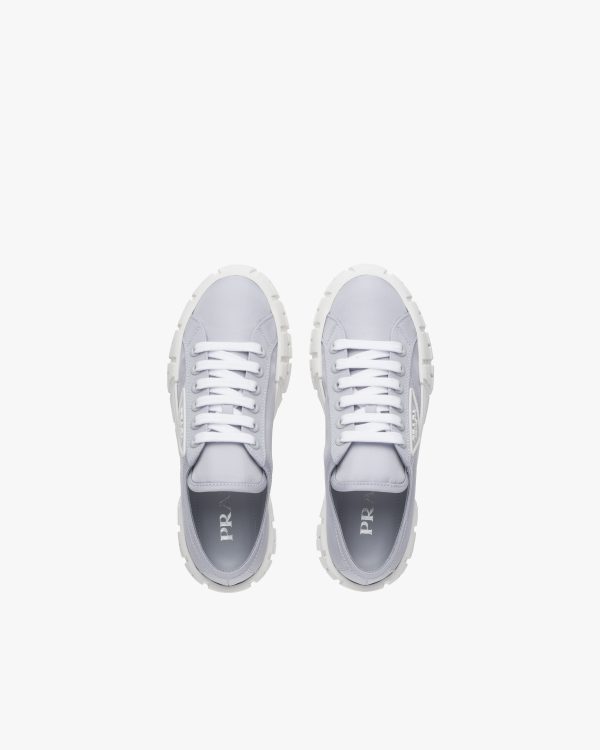 Cornflower Blue Double Wheel nylon gabardine sneakers - Image 4