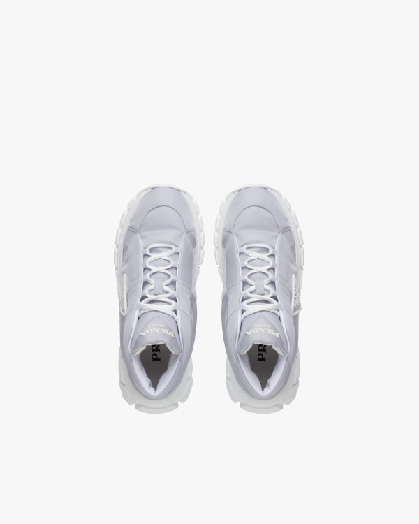 Cornflower Blue Nylon gabardine sneakers - Image 4