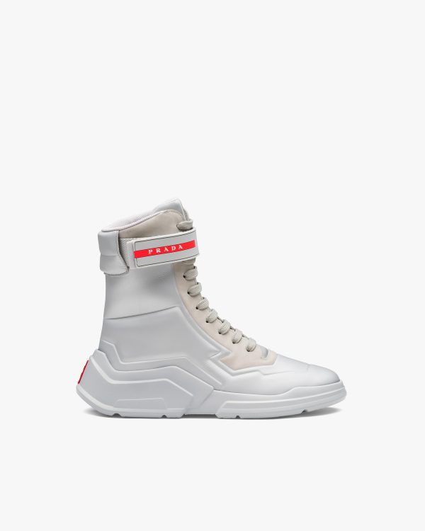 Crystal Prada Polarius 19 LR high-top sneakers - Image 2