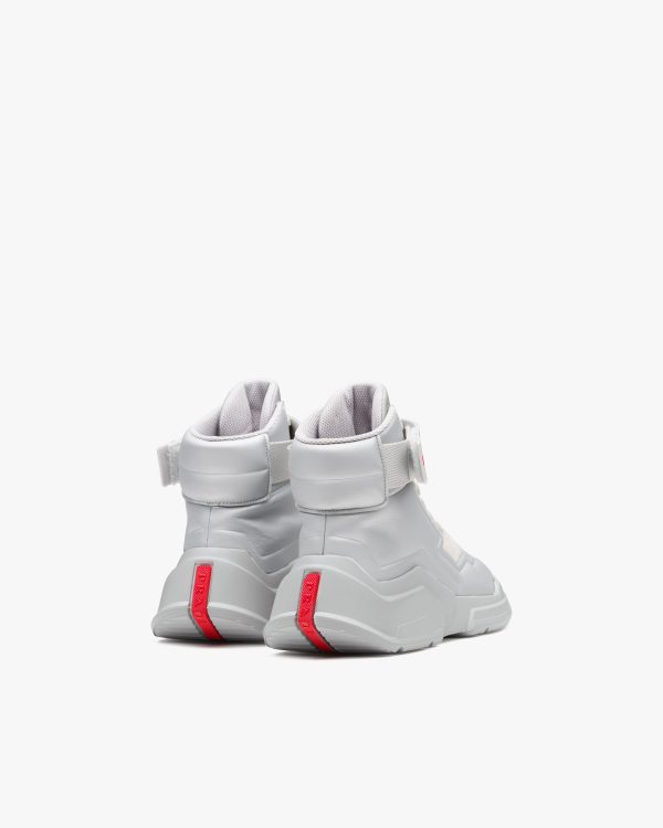 Crystal Prada Polarius 19 LR high-top sneakers - Image 3