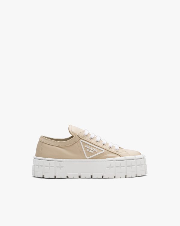 Desert Beige Double Wheel nylon gabardine sneakers - Image 2