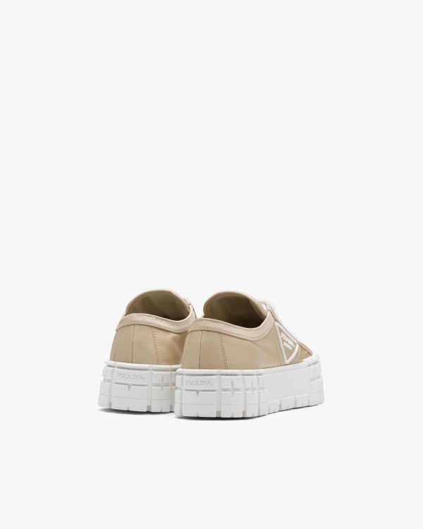 Desert Beige Double Wheel nylon gabardine sneakers - Image 3