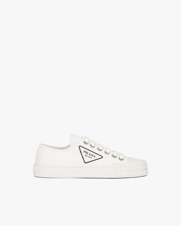 Ivory Cotton canvas sneakers - Image 2