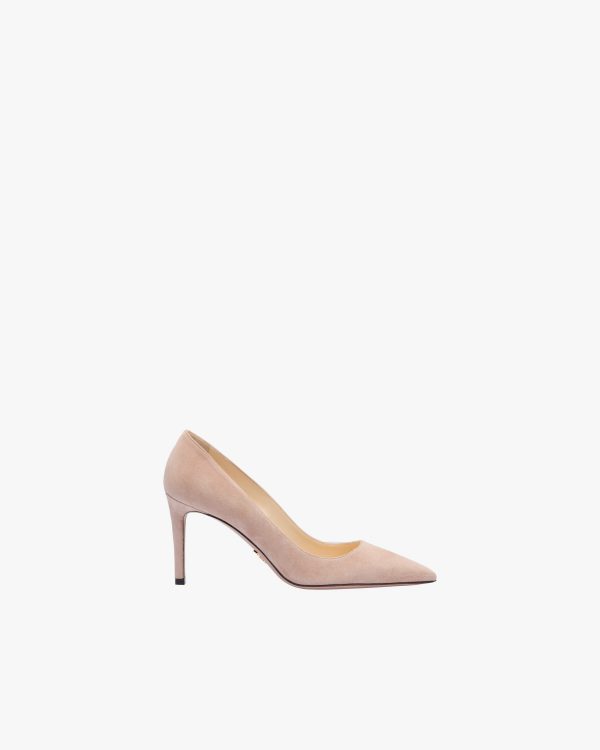 Nude Beige Suede pumps - Image 2
