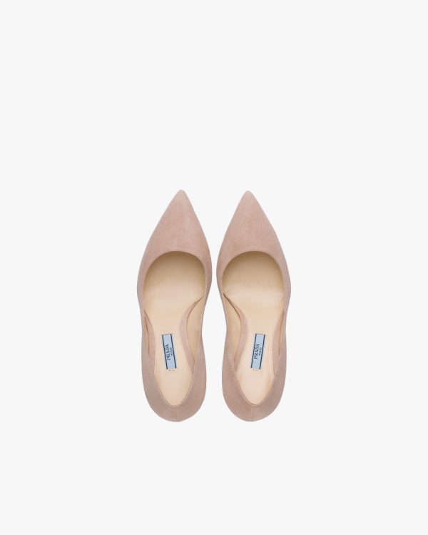Nude Beige Suede pumps - Image 4