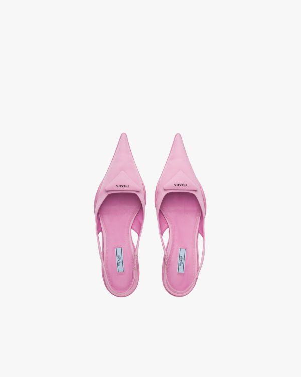 Primula Nylon gabardine slingback pumps - Image 4